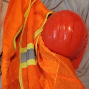 Hardhat and safety vest